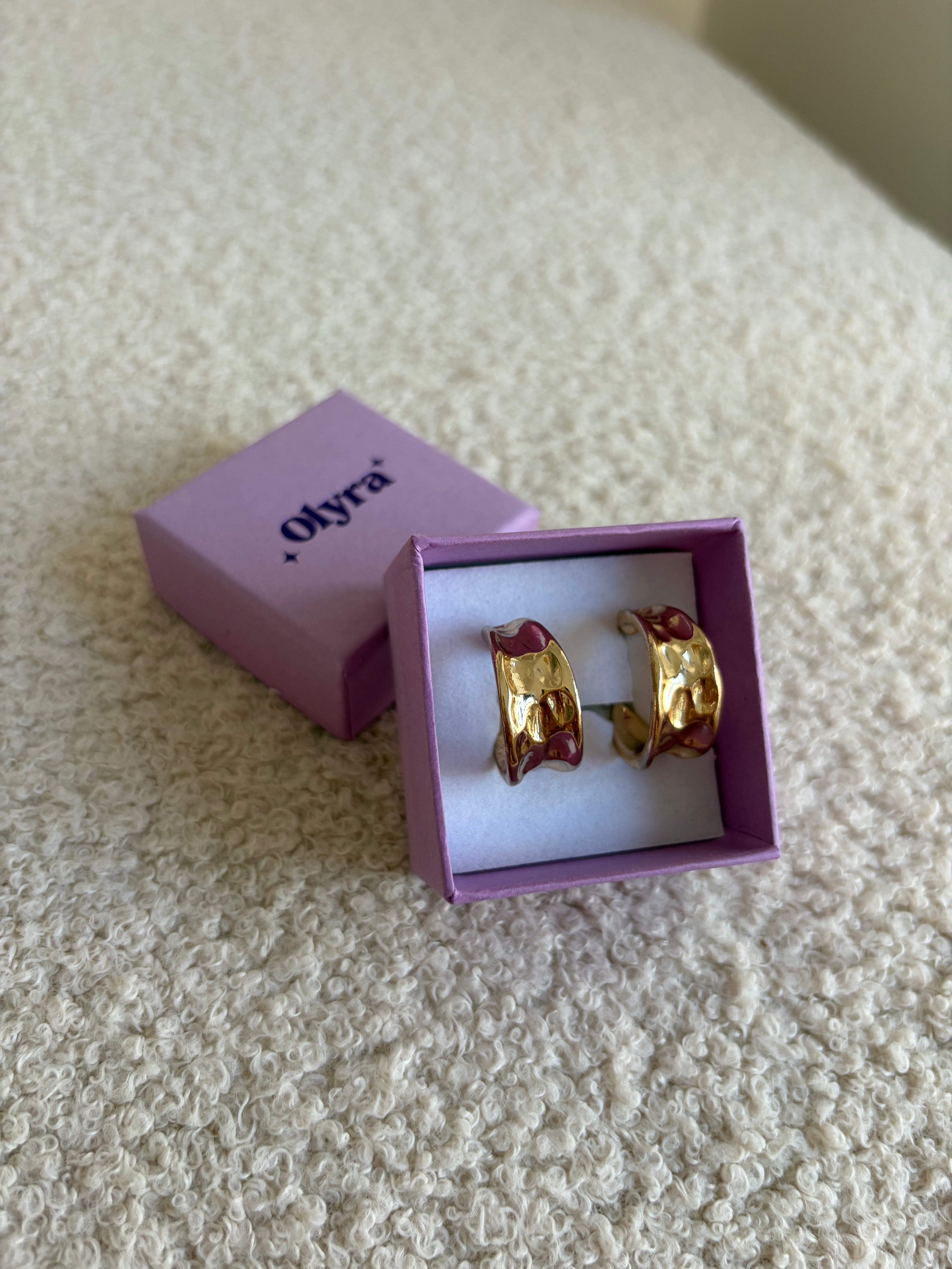 Pendientes Aretha dorados