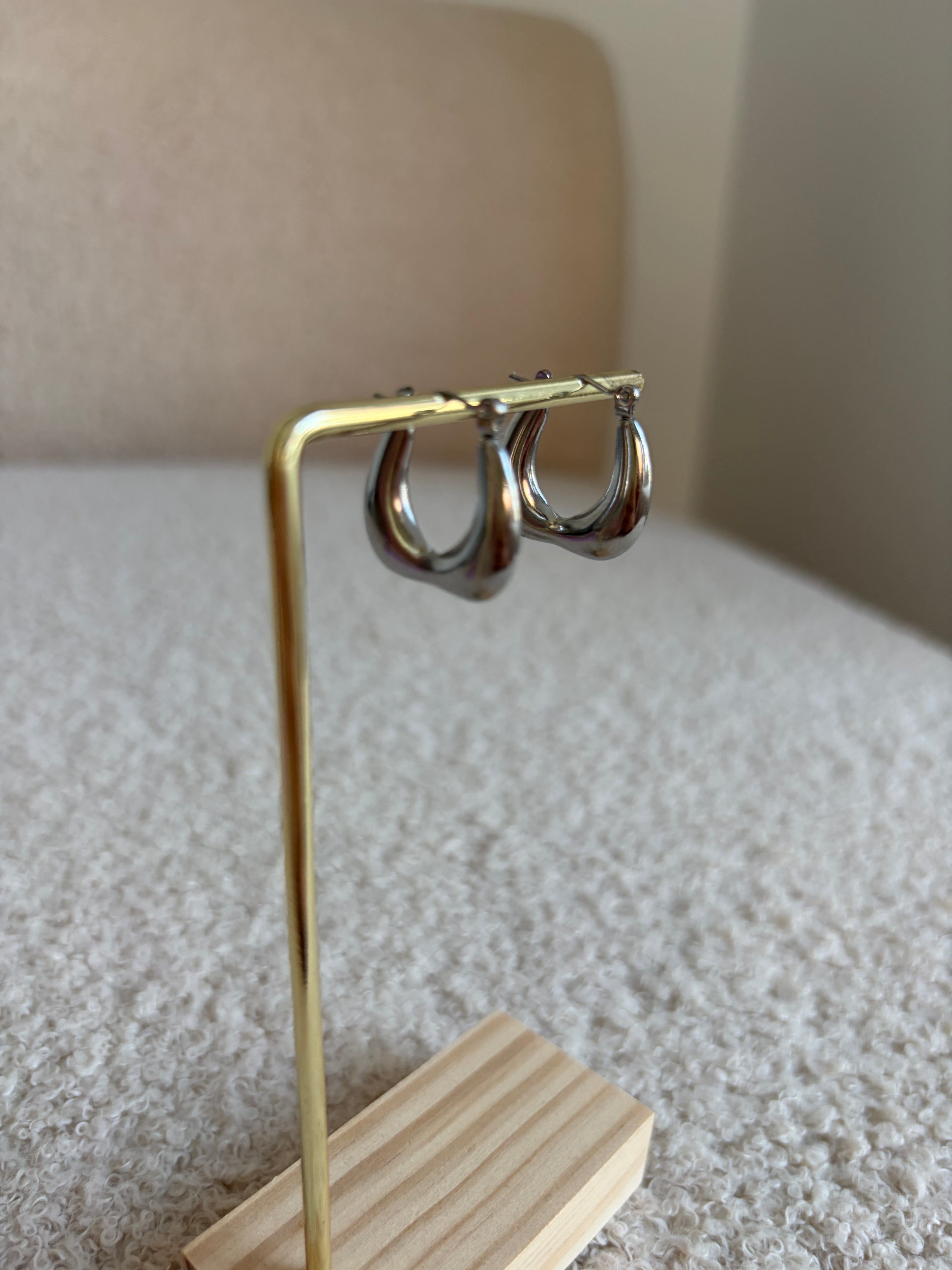 Pendientes Sienna Plateados