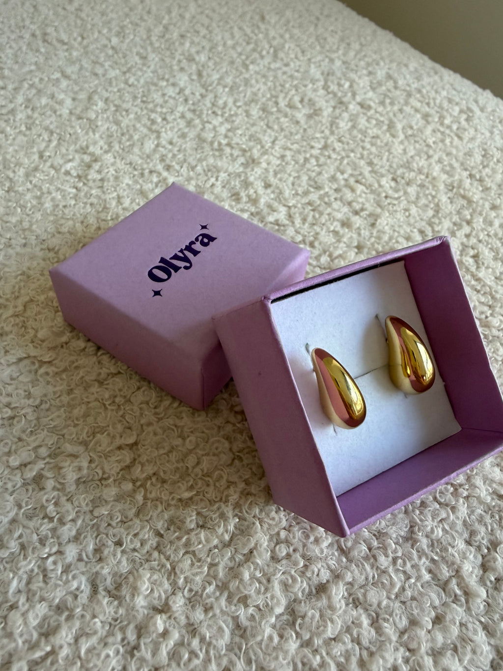 Pendientes Olivia dorados