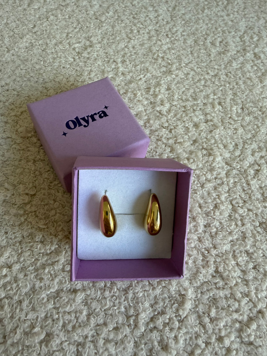 Pendientes Olivia dorados