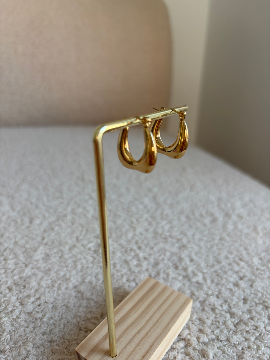 Pendientes Sienna dorados