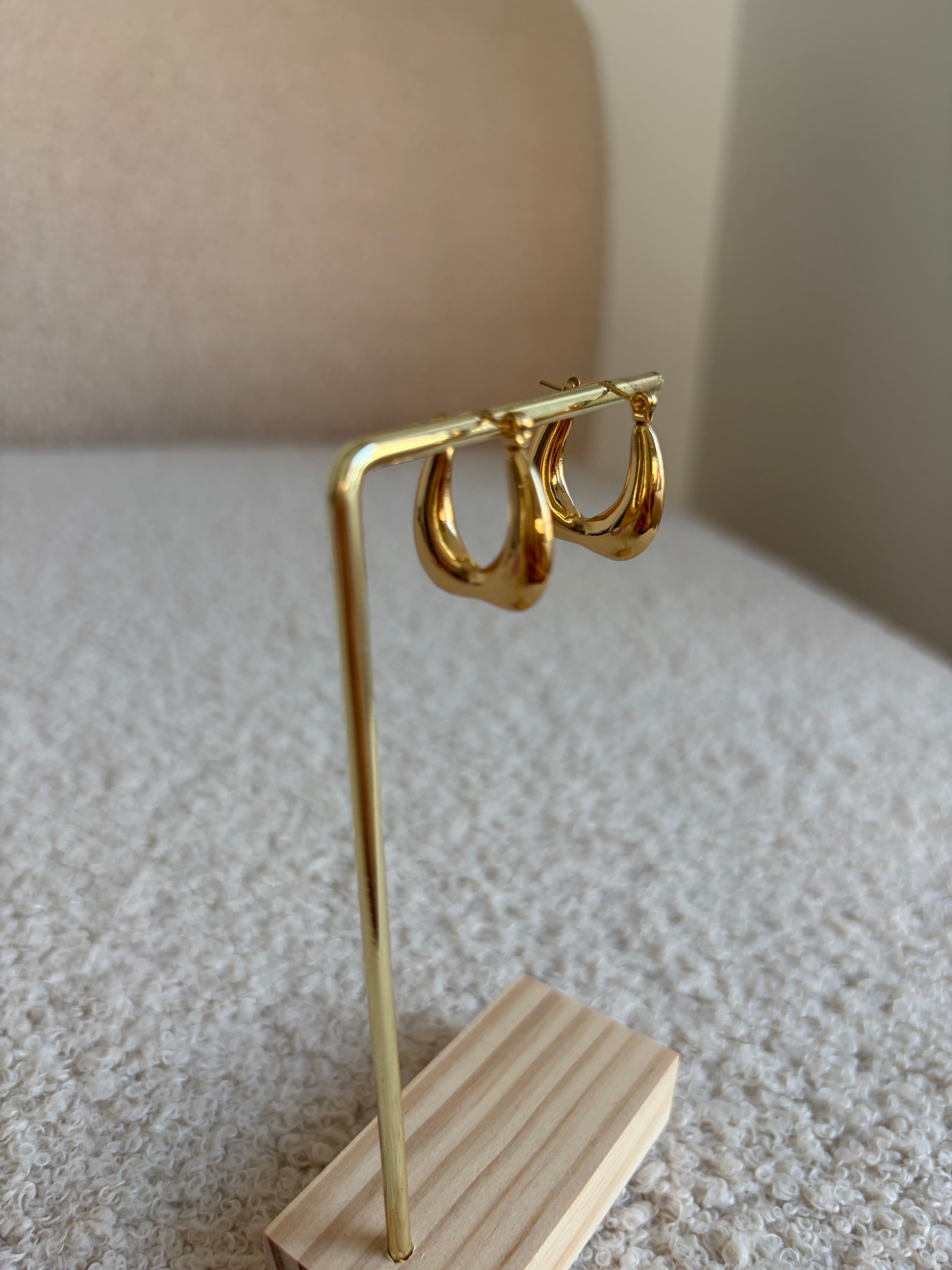 Pendientes Sienna dorados