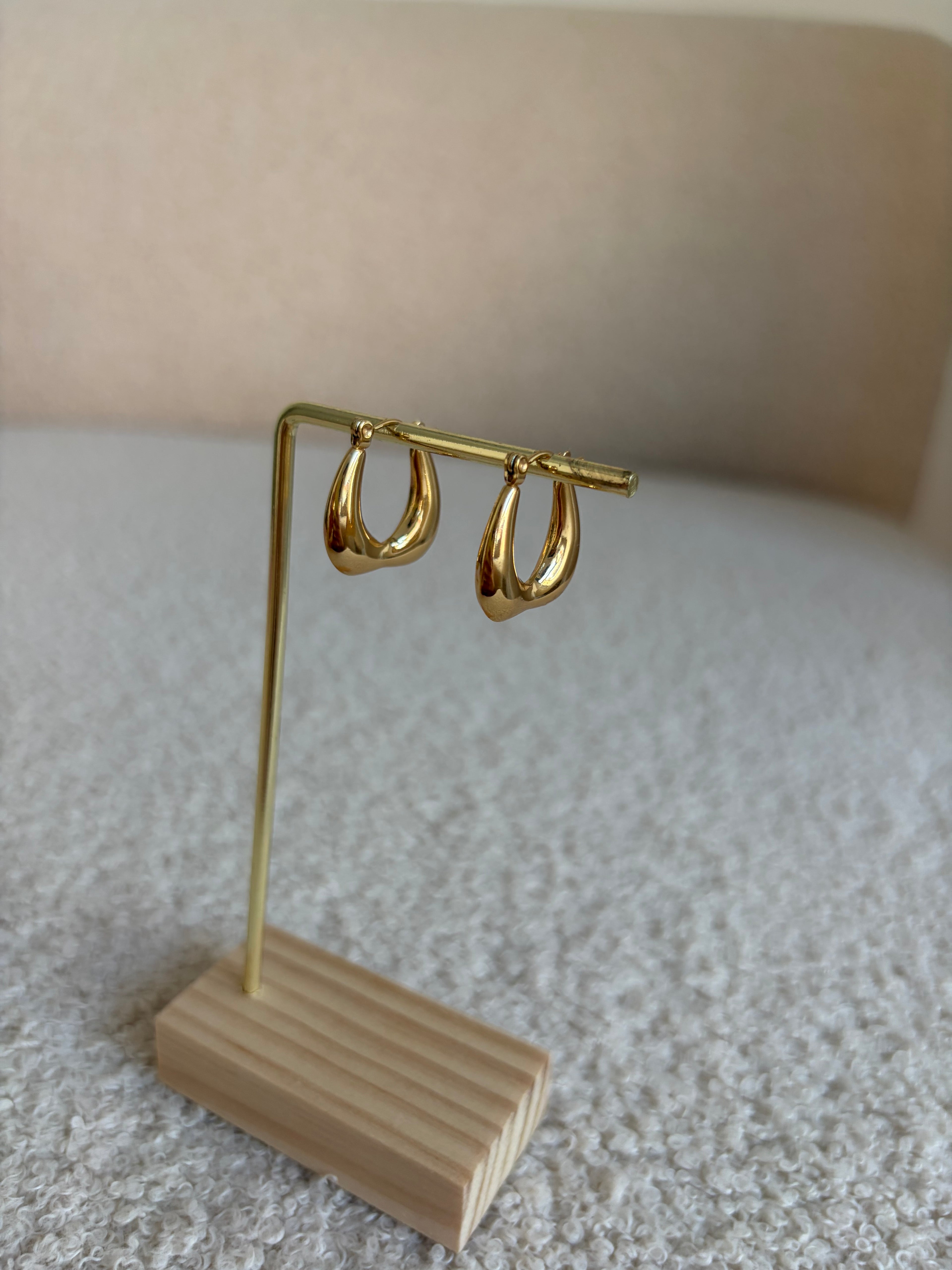 Pendientes Sienna dorados