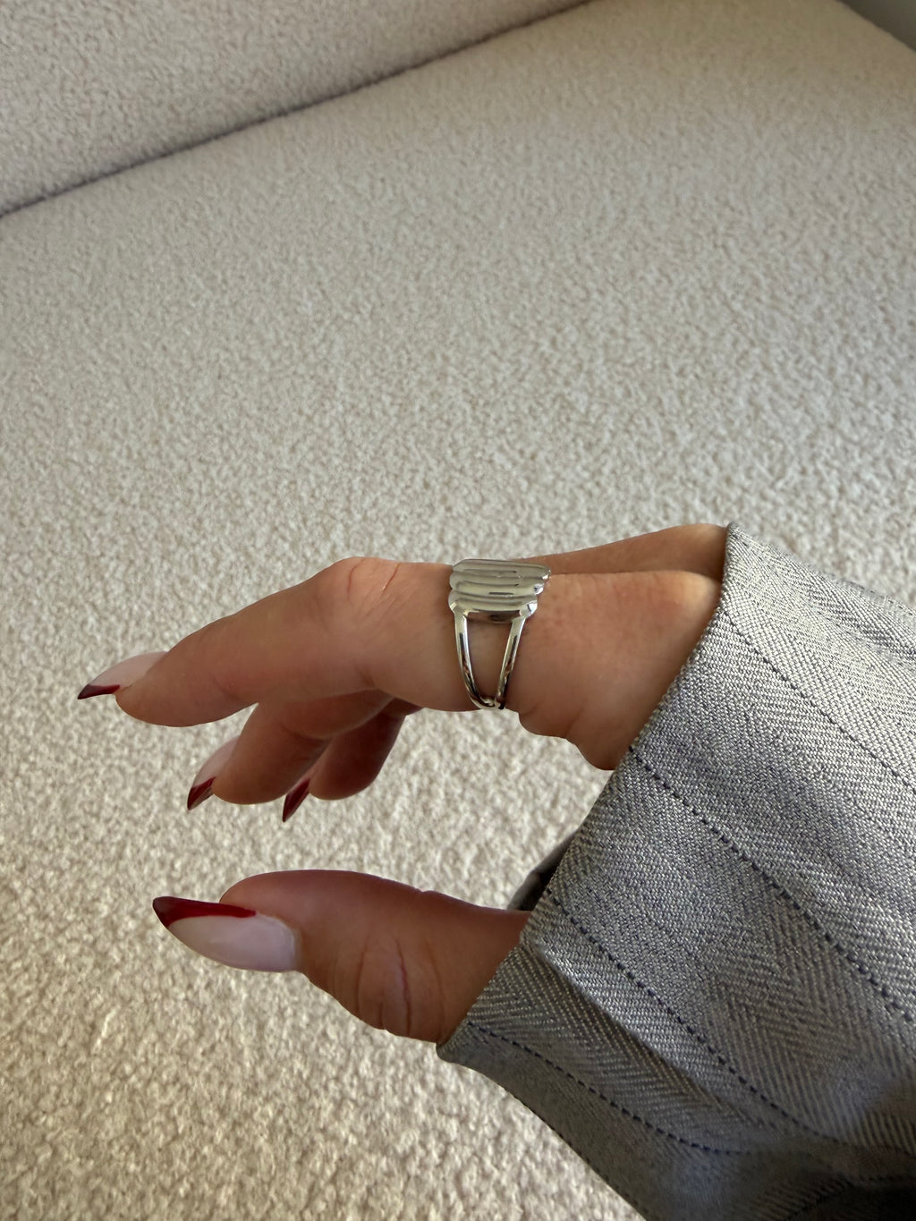 Anillo Ariadna plateado