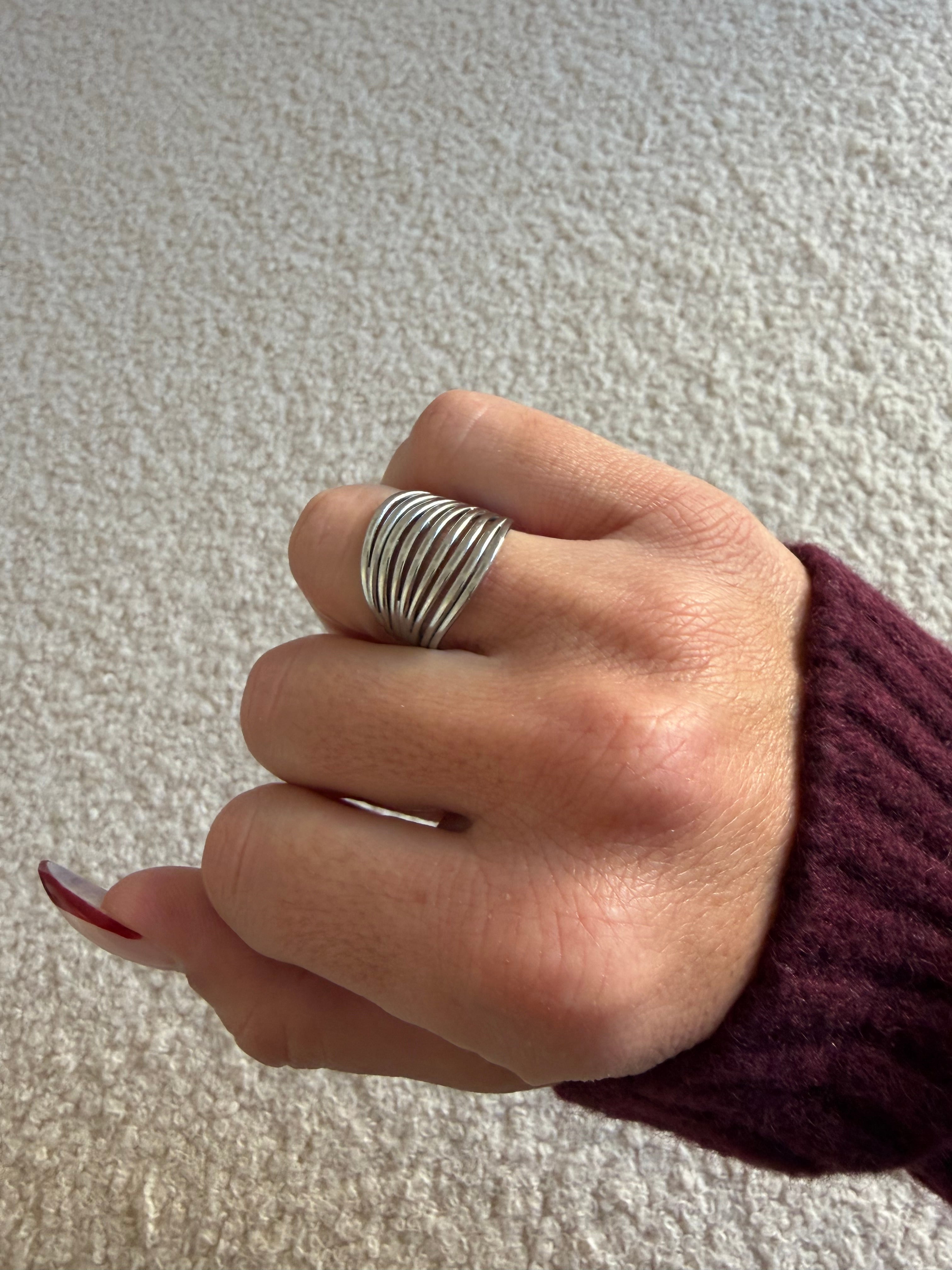 Anillo Naomi Plateado