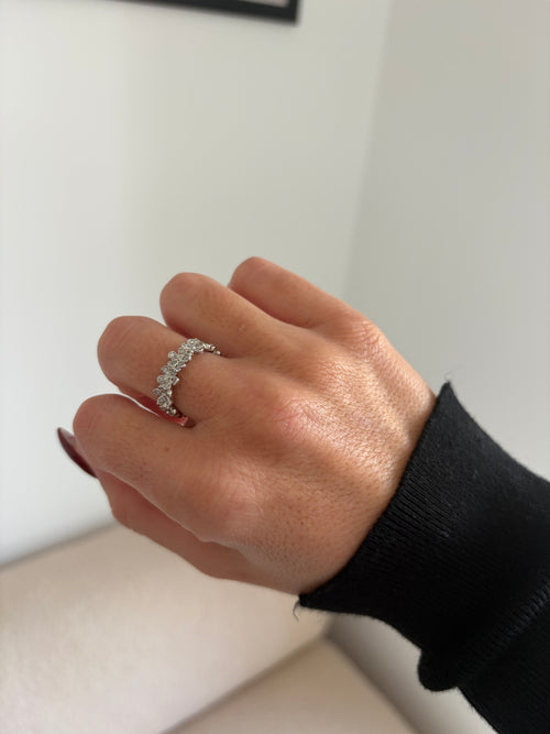 Anillo  Brenda plateado