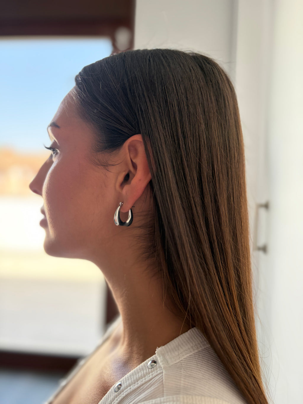 Pendientes Sienna Plateados