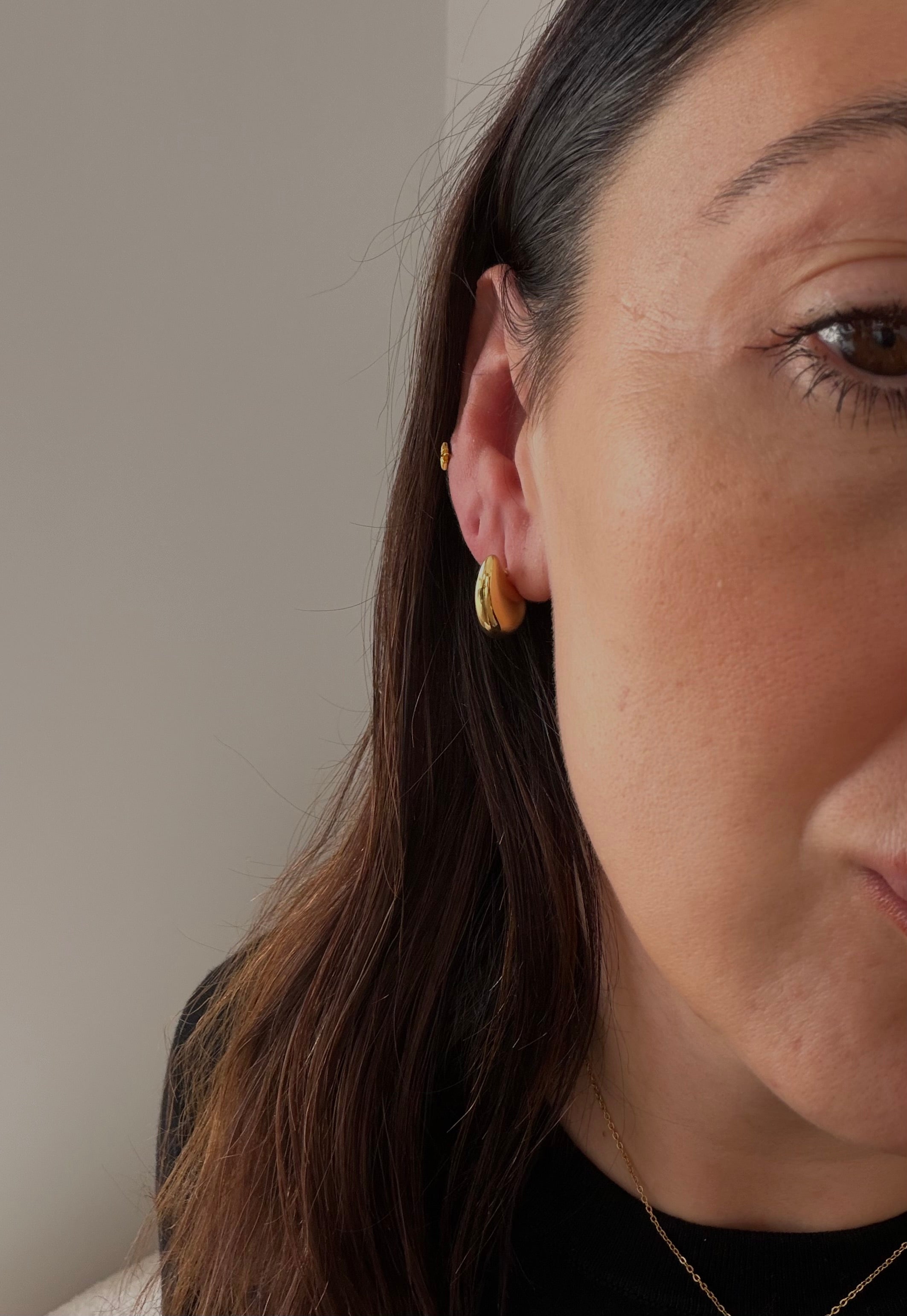 Pendientes Olivia dorados