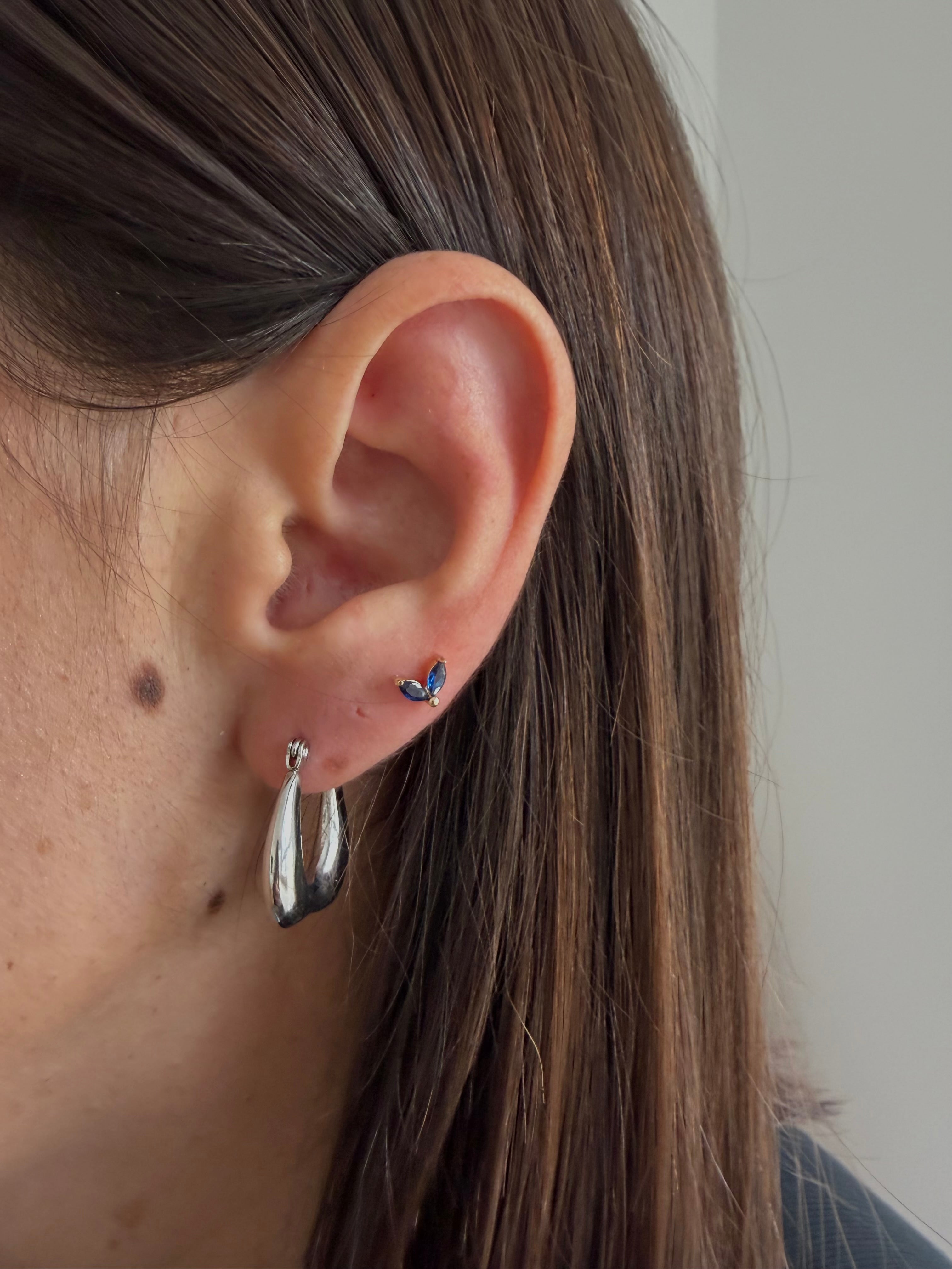 Pendientes Sienna Plateados