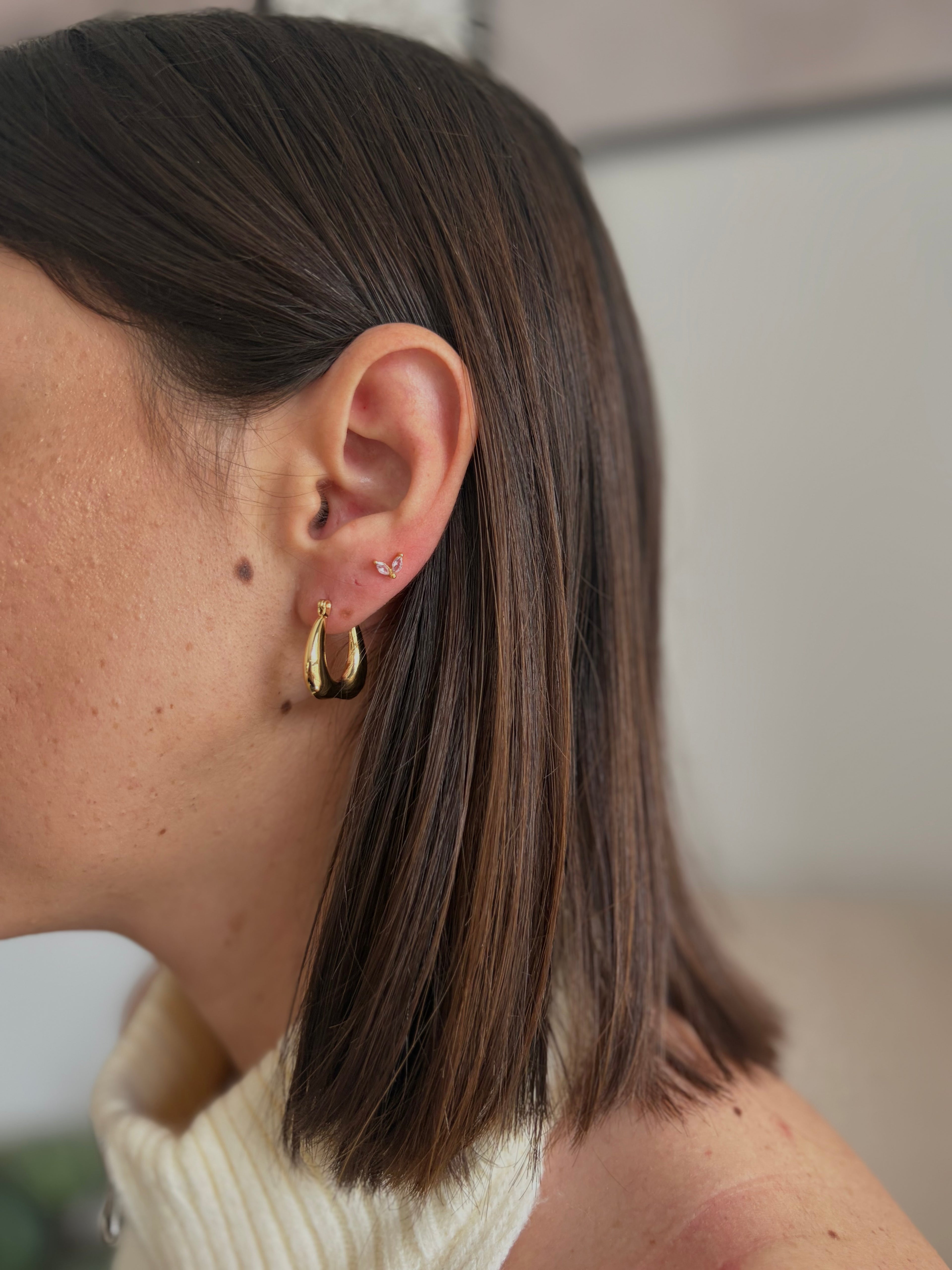 Pendientes Sienna dorados