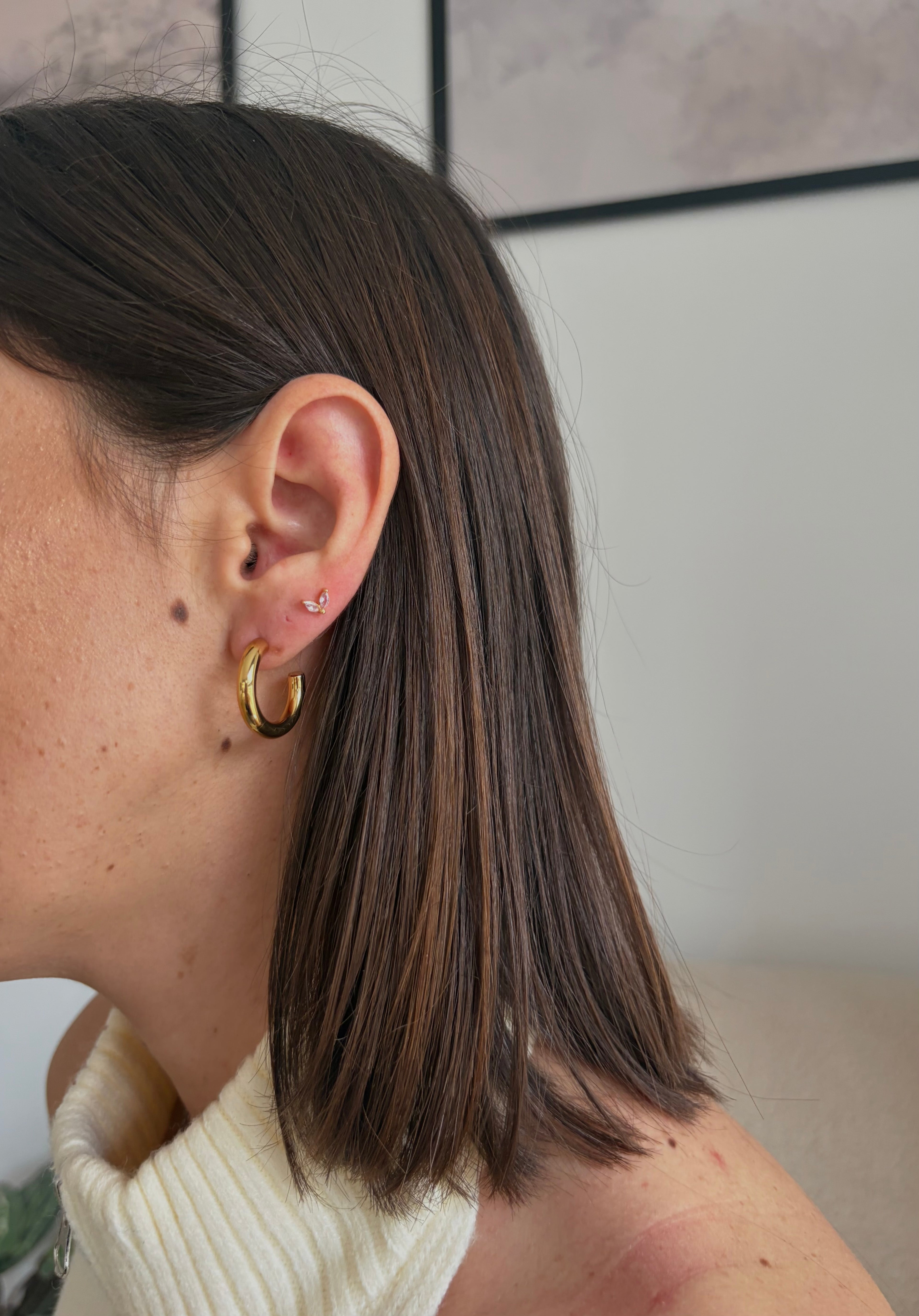 Pendientes Sofía dorados